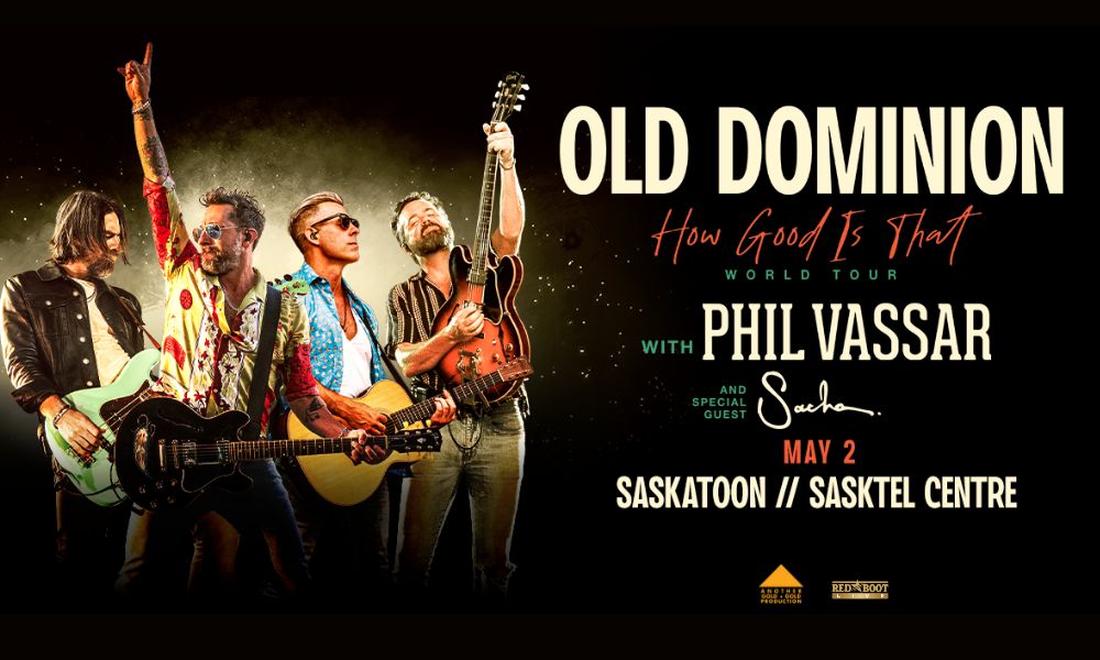 redbootlive's tweet image. Saskatoon, SK – SaskTel Centre Saskatoon! 🎤 
@OldDominion is coming to @SaskTelCtr on May 2, 2026. Let’s show them how we do it in Saskatchewan! 

🎟️ ticketmaster.ca/event/11006329…