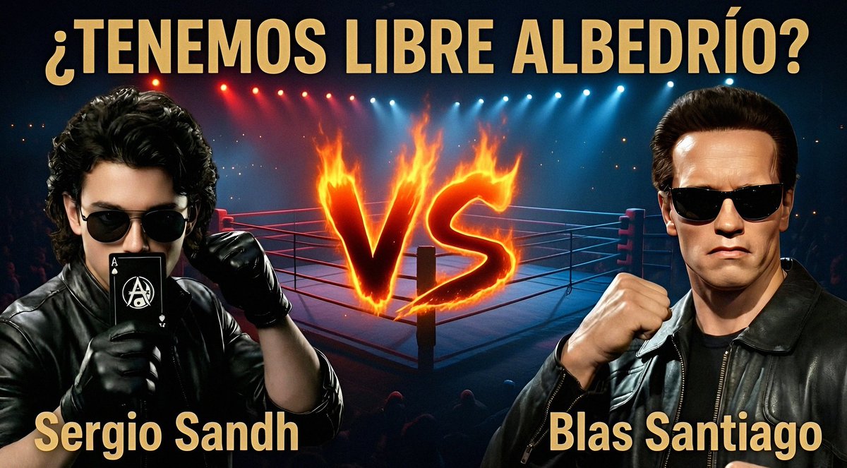🥊 ¿Existe el libre albedrío… o todo está determinado? 🥊🔥
<a href="/BlasSantiago12/">Blas Santiago</a> vs <a href="/SERGIOSAND____/">⌁𝑆𝛥𝛱𝐷𝐻⌁</a> en un debate imperdible.
📅 Domingo 15/2
⏰ 19:00 🇲🇽 | 20:00 🇺🇸🇵🇪🇨🇴 | 21:00 🇻🇪🇧🇴 | 22:00 🇦🇷🇺🇾🇨🇱 | 2:00 🇪🇸 (16/2)
En vivo por el perfil de <a href="/MaxiWhite6/">Maxi White</a>
¿Elegimos… o solo creemos elegir?