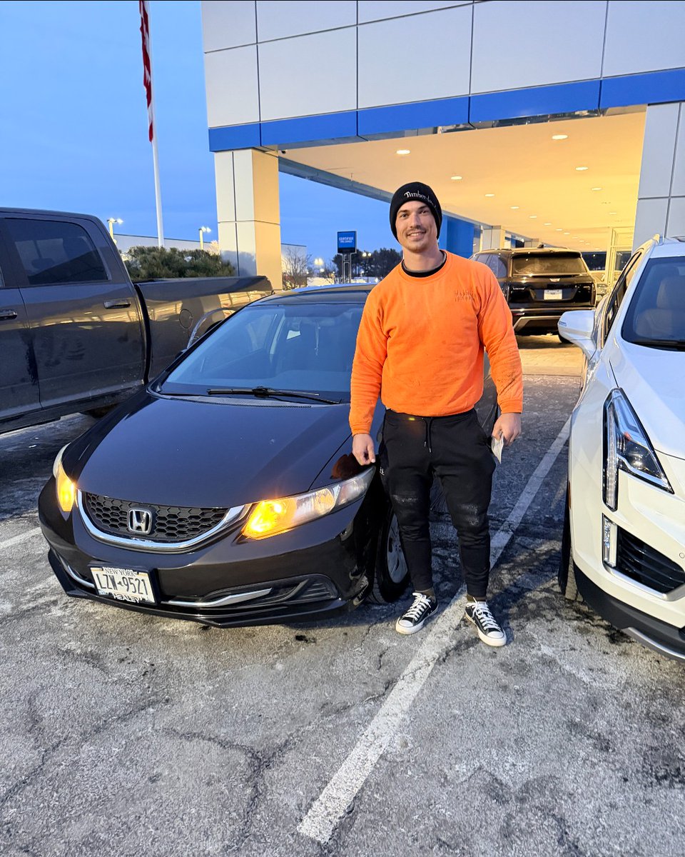 Congratulations to Clinton on his new 2013 Honda Civic!

Thank you for choosing #HealeyBrothers, and shoutout to Waheed for making it a great experience. Enjoy the ride and drive safely!