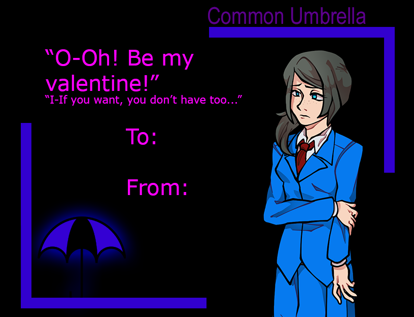 hollow_heart's tweet photo. Common Umbrella's making Valentine's Day cards!
Here's Genny's and Pearl's cards, two characters you can check out in my demo TRUST EXERCISE (out now on itchio!)
https://t.co/Q66b3riZpJ
#visualnovel #gamedev #rpgmaker #TEGame https://t.co/1joA6gcAbb