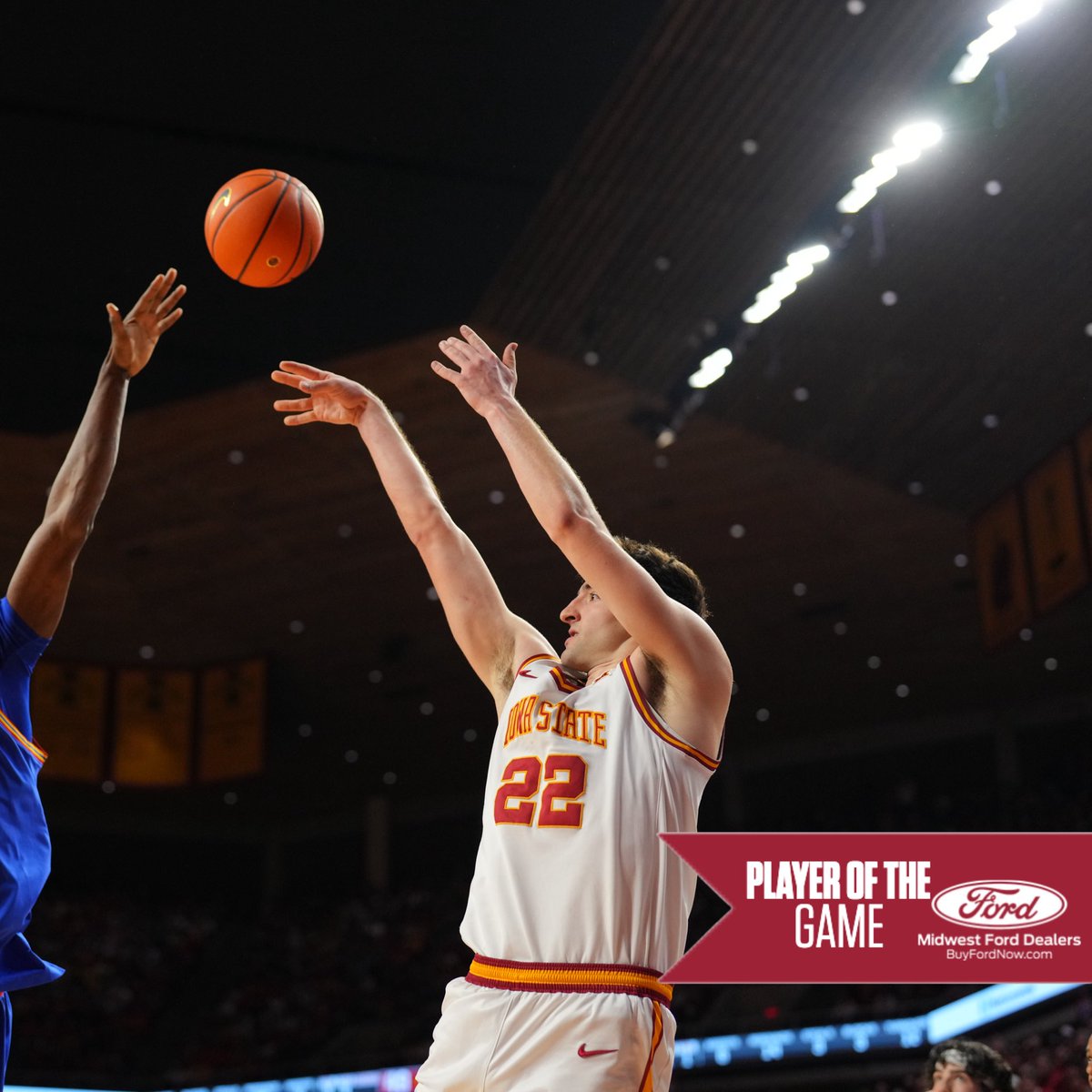 CycloneATH's tweet image. Milan Momcilovic is your @MidwestFord Player of the Game 🌪️

18 PTS | 3 REBs | 1 AST | 2 STLs