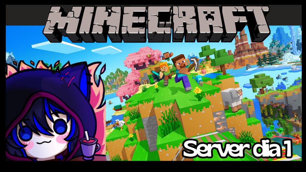 🔴Comenzamos Directo!!! 
✨Dia 1 server de Minecraft✨, 
¿explotara algo o viviremos para contarlo?
twitch.tv/kyovanazura