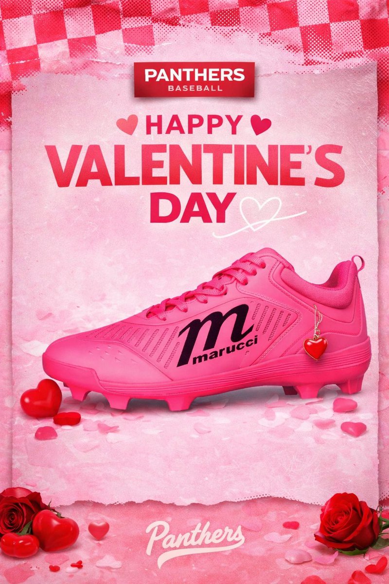 PanthersProgram's tweet photo. Happy Valentines Day from the Panthers 🌹

#PanthersBaseball || @MarucciSports || #SCPTough https://t.co/d4s4lTq34A