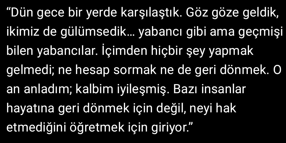 Aslında eskiyi değil eski "ben"i ozledigimiz için eskiyi özlüyoruz..🩶