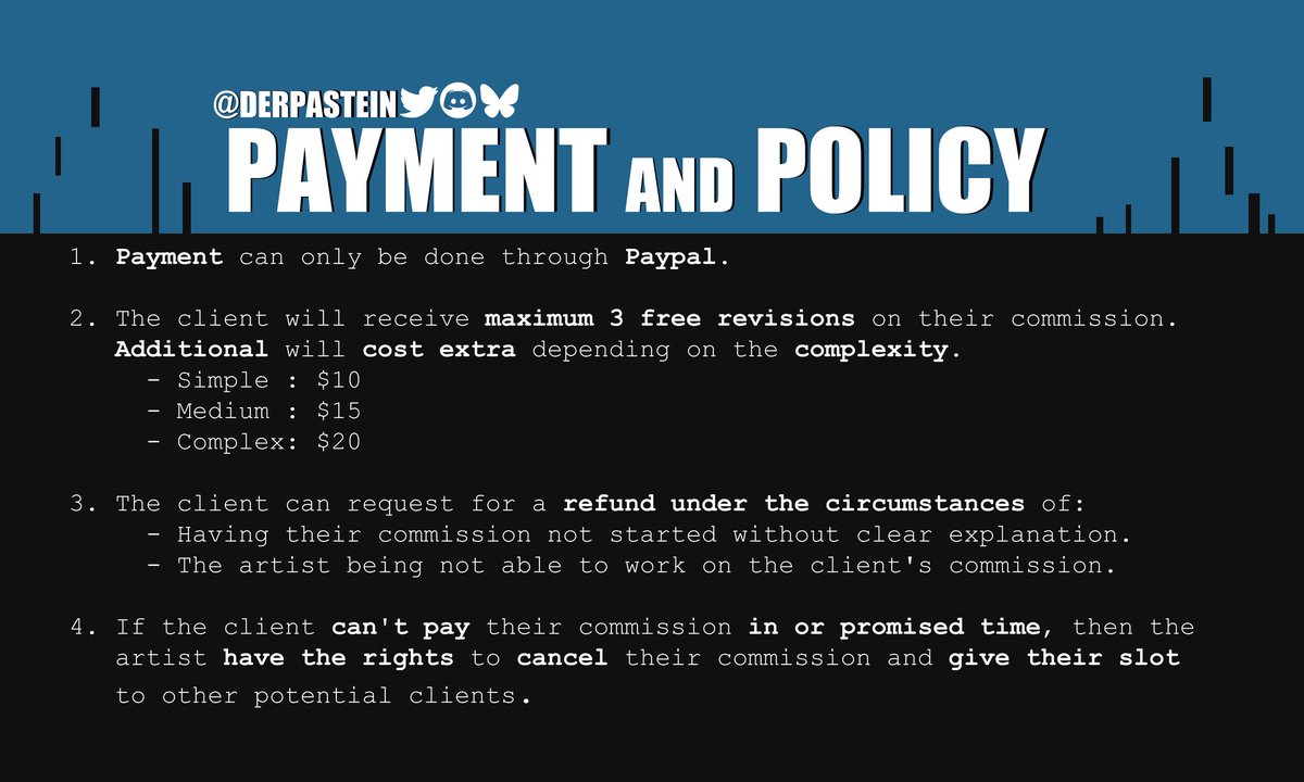Money's been going up and down for me while my current work isn't paying much to afford food, laundry, and other bills.

So I'm opening 3 slots for this month. DM me if you're interest and RTs are appreciated!