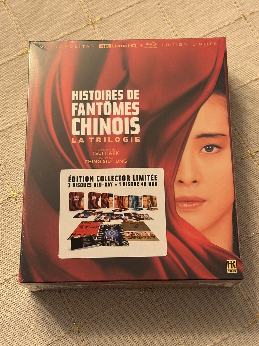 Arrivage du jour 😎😎😎 comme beaucoup de collectionneurs 😎 quelle belle édition 🥰🥰 #HK #Bluray4k