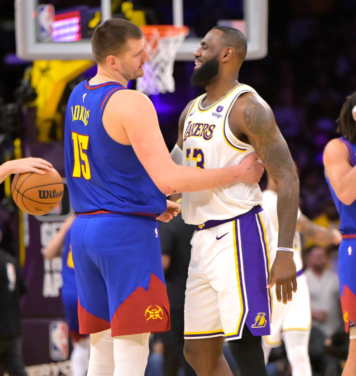 Nikola Jokic praises LeBron James:

"he's still one of the best players in the league, even in this stage of his career. He's still making a change on the floor when he gets in and making advantage. I think it's impressive to see that someone is doing that for 22 years. We have