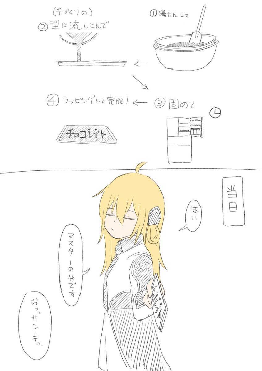 freenotezero's tweet photo. レイちゃんのバレンタイン
#OCGファンアート https://t.co/0wWEIT1EU8