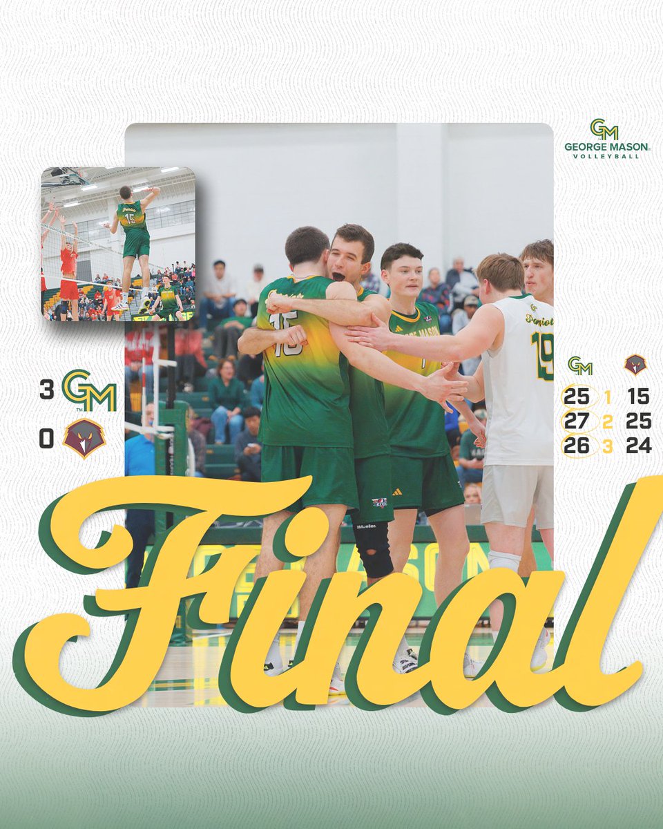 George Mason Men's Volleyball tweet media