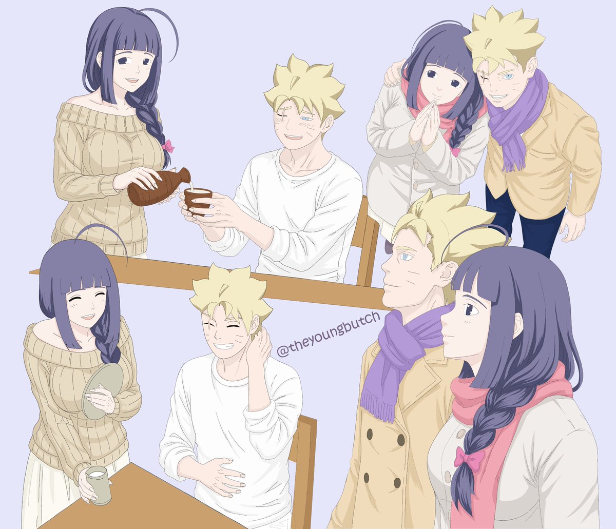 Romantic New Year's date 😊🥂

#BoruSumi #ボルスミ #BORUTO #BorutoTwoBlueVortex