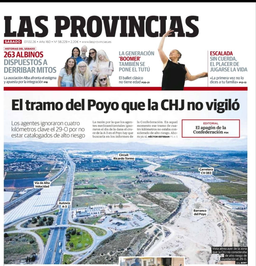 EXCLUSIVA: El diario <a href="/lasprovincias/">LAS PROVINCIAS</a> se hace eco 👇 de mi INVESTIGACIÓN 🧐 sobre el tramo del BARRANCO DEL POYO que NO VIGILÓ la Confederación Hidrográfica del JÚCAR ⚠️

Cuatro Kilómetros de longitud en la ZONA CERO de la DANA de VALENCIA, de CHIVA a CHESTE, donde hubo decenas de