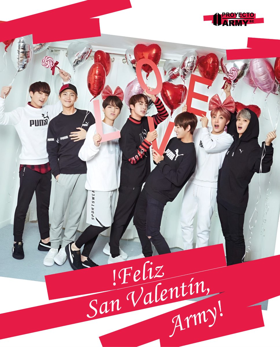ProyectoArmy_ec's tweet photo. ¡Feliz San Valentín, Army! 💜✨

Hoy celebramos el amor en todas sus formas, y nos sentimos felices de compartir este fandom tan bonito con ustedes 🫂💐🤗

#BTS_WORLDTOUR_ARIRANG https://t.co/vstO8XXqHC