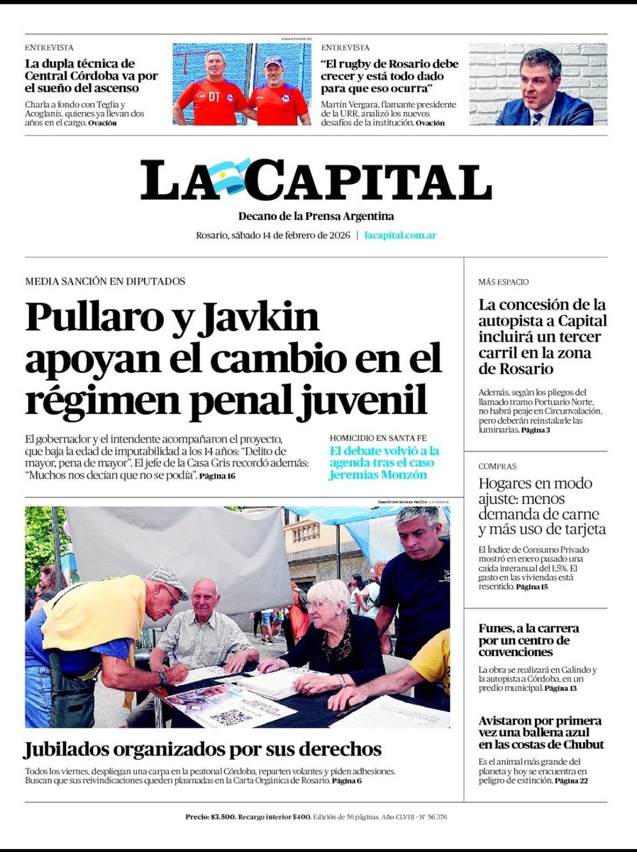 ArielBulsicco's tweet photo. Solo recordar:
Pullaro, Javkin, Scaglione (dueño de los medios locales y favorecido con la concesión por 30 años del Arena Rosario) quedaron expuestos por la realidad de la calle cuando pretendieron que NO nos enteremos del levantamiento policial días atrás.
Callaron los medios🤫 https://t.co/DDne1Siie3