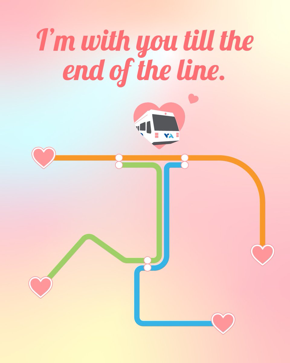 VTA's tweet image. Chocolates, flowers, and ooh – la – la, a VTA Valentine’s card from us to you! 🍫💐 Thank you for riding VTA this year, we can’t wait to take you on your next trip. ✨