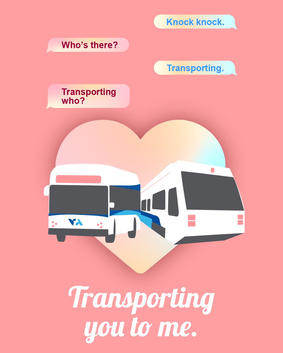 VTA's tweet image. Chocolates, flowers, and ooh – la – la, a VTA Valentine’s card from us to you! 🍫💐 Thank you for riding VTA this year, we can’t wait to take you on your next trip. ✨