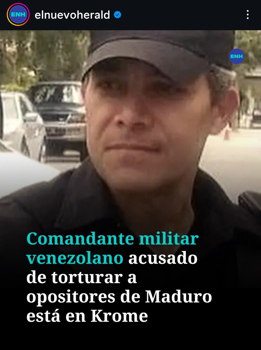 Comandante torturador de la Guardia Nacional Bolivariana de Venezuela fue descubierto en Miami gracias a sus aspiraciones actorales. Hizo el papel de policía en una telenovela y fue allí donde el FBI descubrió a Rafael Queo Silva. Está detenido desde hace 1 año.
De <a href="/elnuevoherald/">el Nuevo Herald</a>