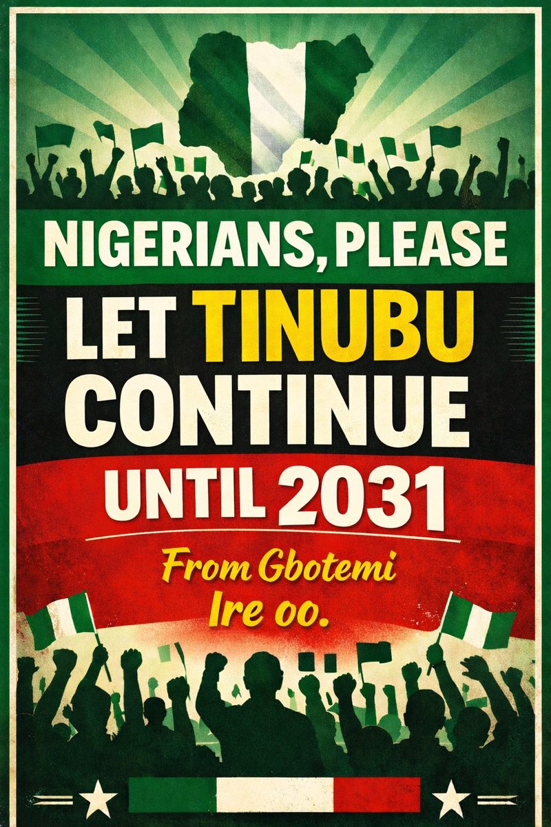 “My people, if this image appears on your timeline, don’t say anything just retweet. Ire oo.”