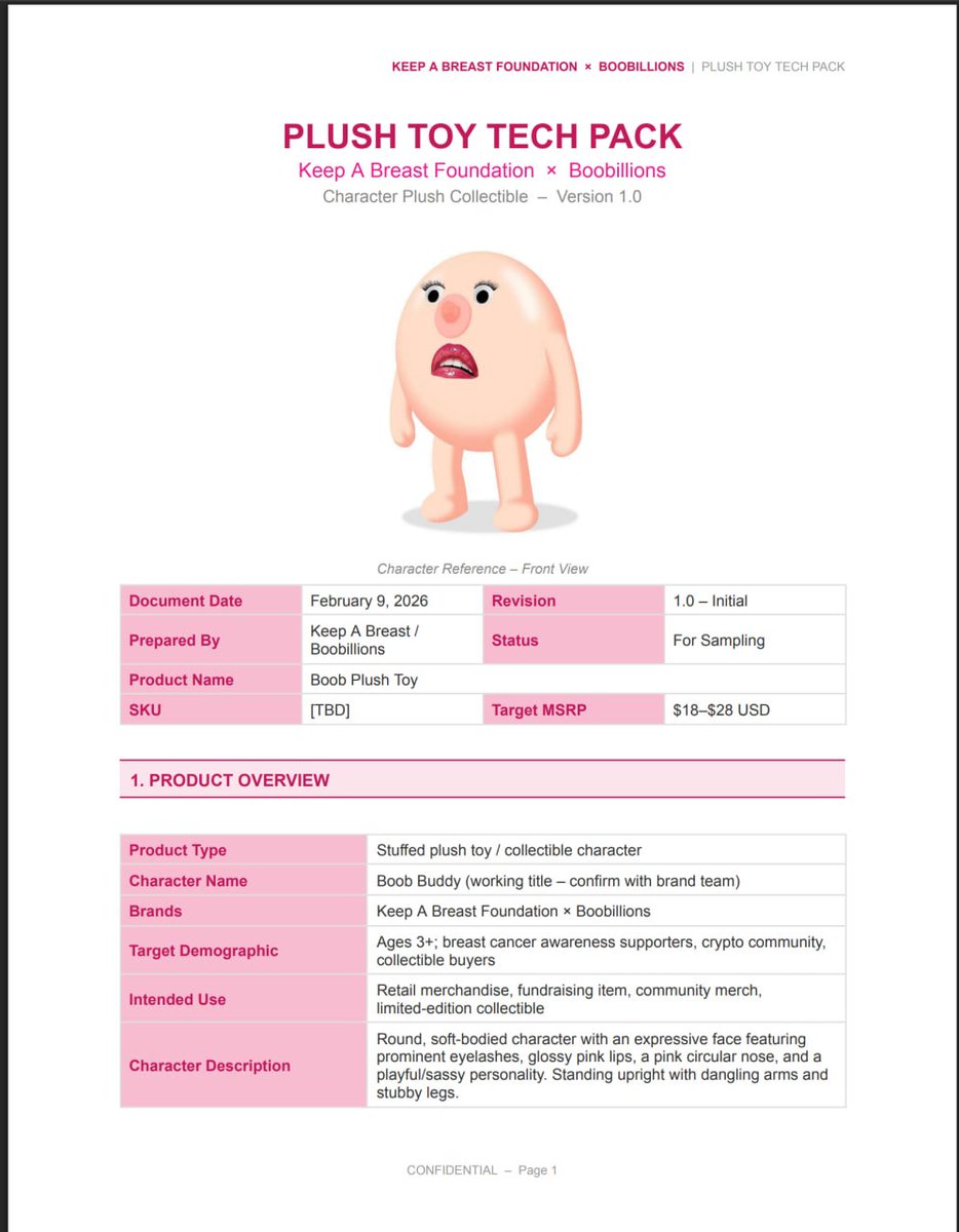 The $boob plush tech pack just got a lift.

Boobillion v1.0 is officially in development —
because every great movement deserves a soft launch.

From blockchain to bosom.
From token to tote-able.
From digital asset to squeeze asset.

Things are about to get well-rounded.