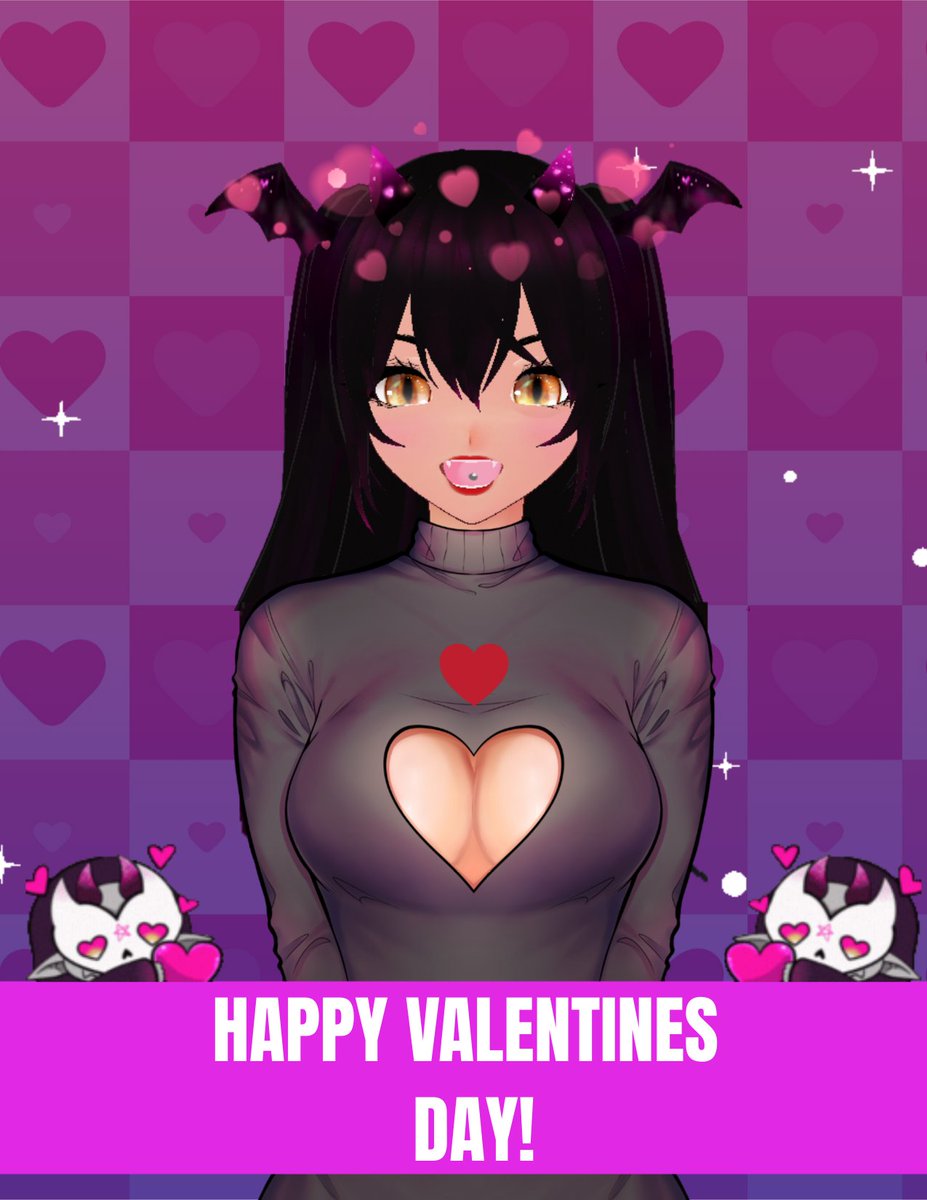 Happy Valentines Day my Ghouls! I will see you tonight for our Dinner! Go find the NSFW one if you know where to look 😘