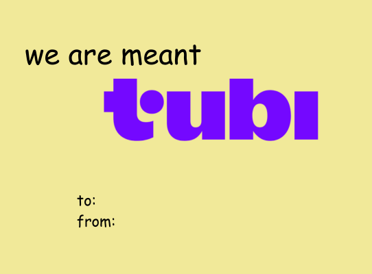 Tubi (@tubi) on Twitter photo 