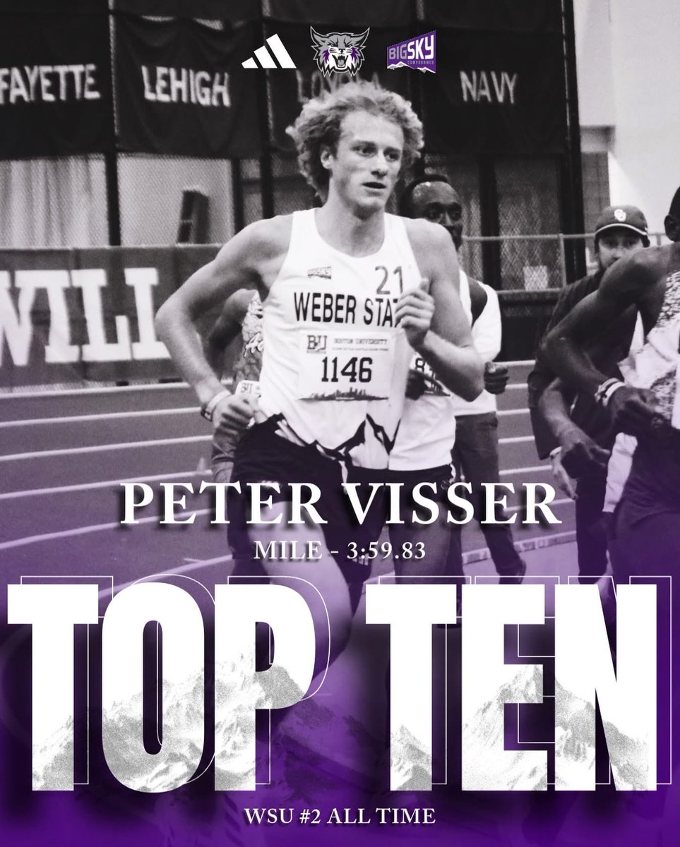 Weber State Track tweet media