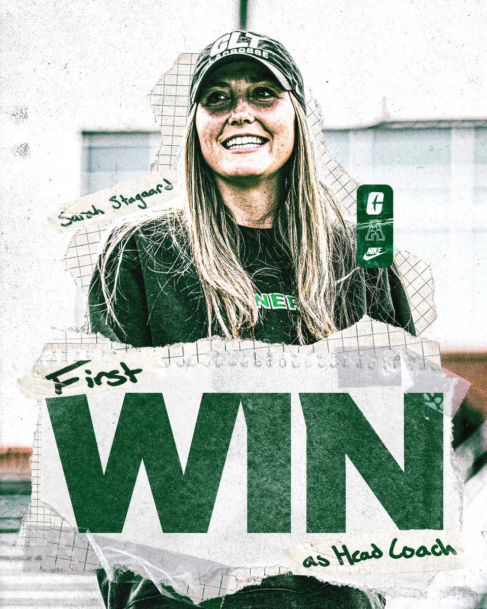 Congratulations on WIN #1️⃣, Coach Stagaard!