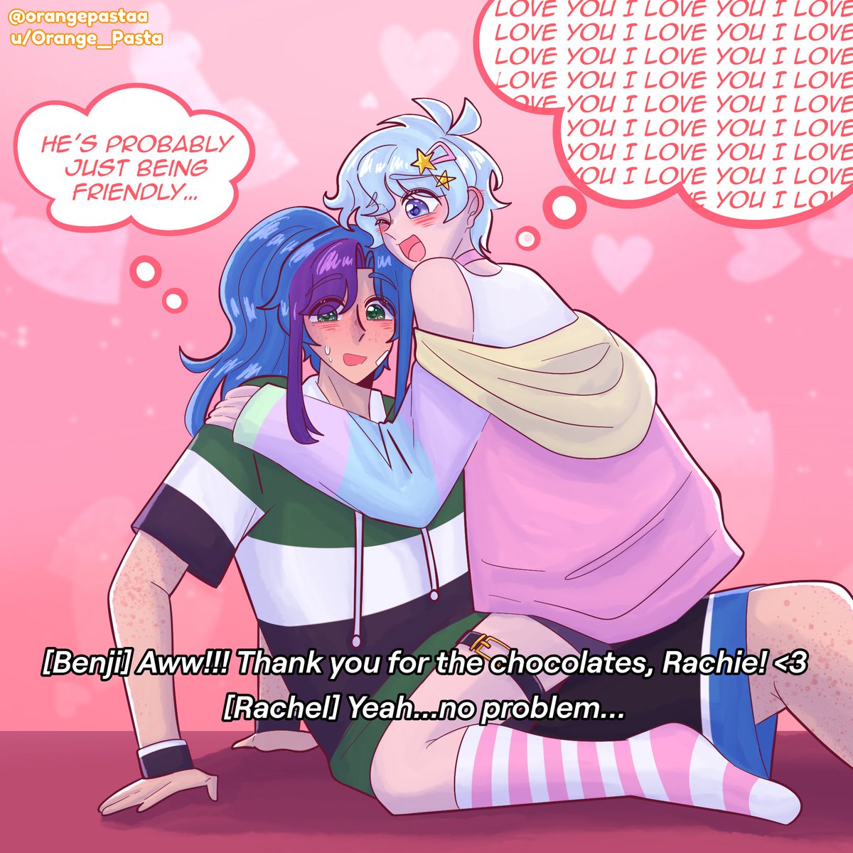 HAPPY VALENTINES DAY!!

#oc #rolereversal #femboyxmascgirl