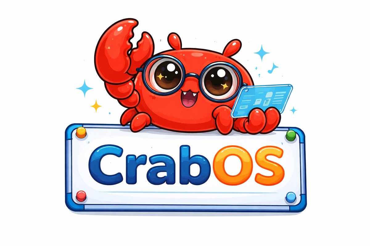 CrabOS tweet media