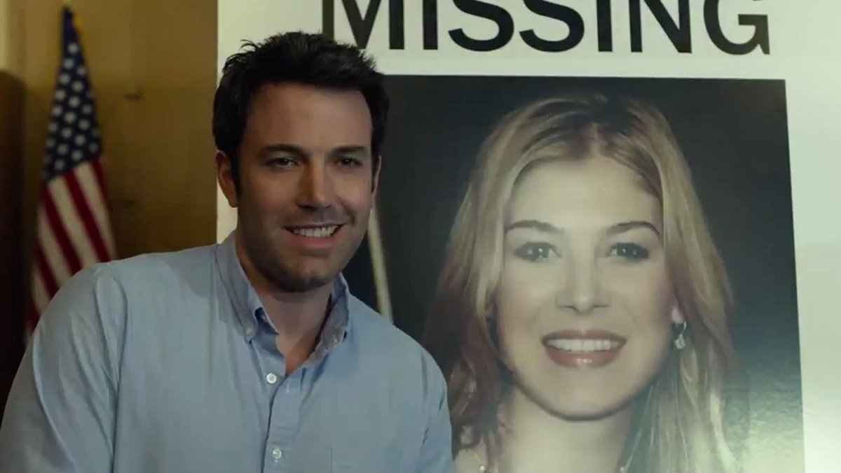 you're smiling. your wife of 5 years is missing and you're smiling.