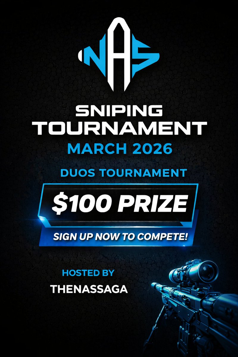 Not long until The first of many NasSaga Tournaments !! Make sure to comment on one of our promotional posts to be added to the tournament group chat. 

More information will be available in due time so till then make sure and get your partnerships formed and make sure your shot
