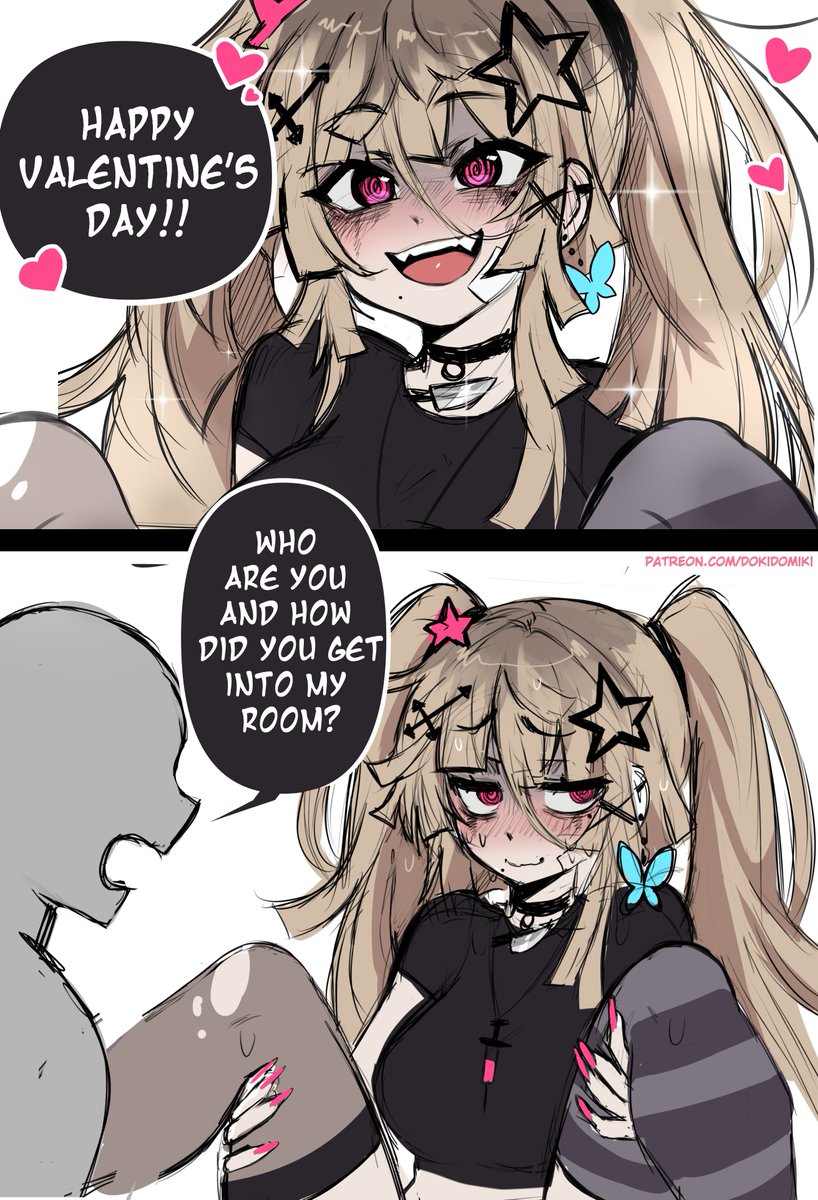 DokiDoMiki's tweet image. Happy Valentine's day!