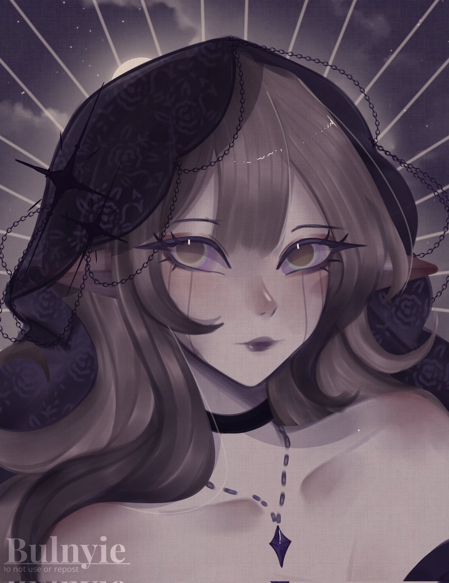 Hoje é a Última sessão do Rpg da Arin 
Esse é o penúltimo desenho dela pra campanha</3