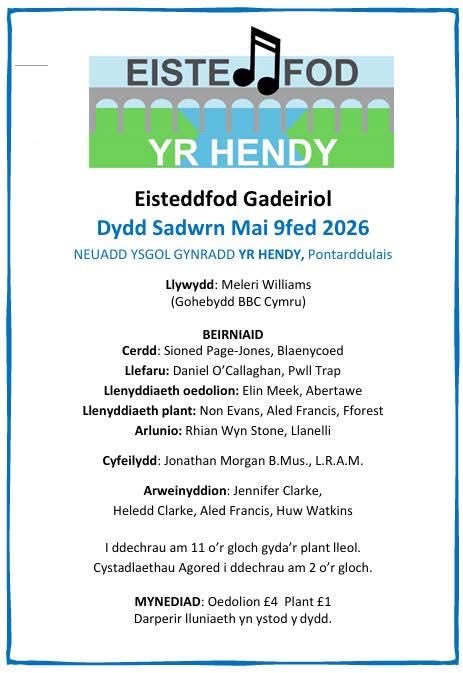 Eisteddfod Gadeiriol yr Hendy tweet media