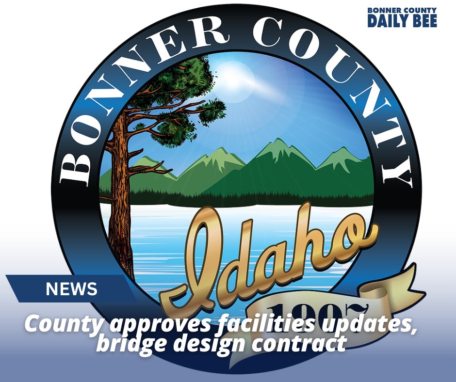 Bonner County commissioners accepted several agenda items for county infrastructure improvements during Tuesday’s business meeting, including approving safety updates and a bridge design contract. 

bonnercountydailybee.com/news/2026/feb/…