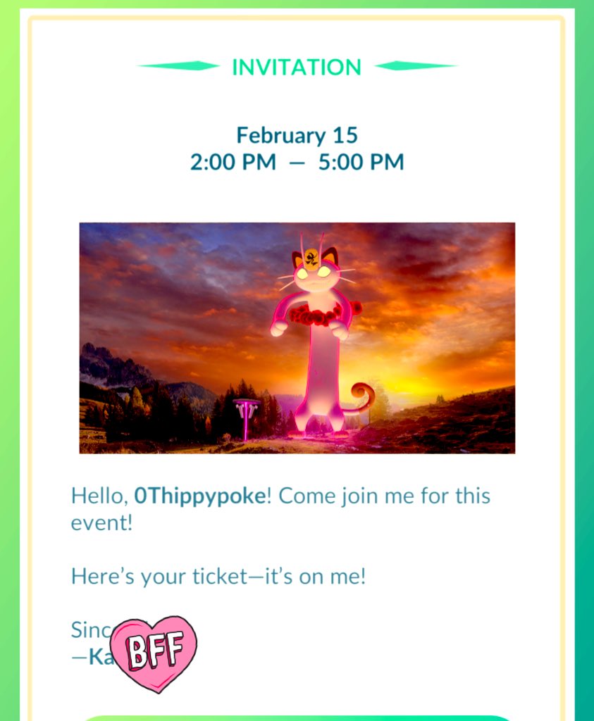 Aww thank you! Now I feel extra spoiled and extra happy! 🎟️ ✨🫶🏻
#PokemonGO🧢🫶🏻