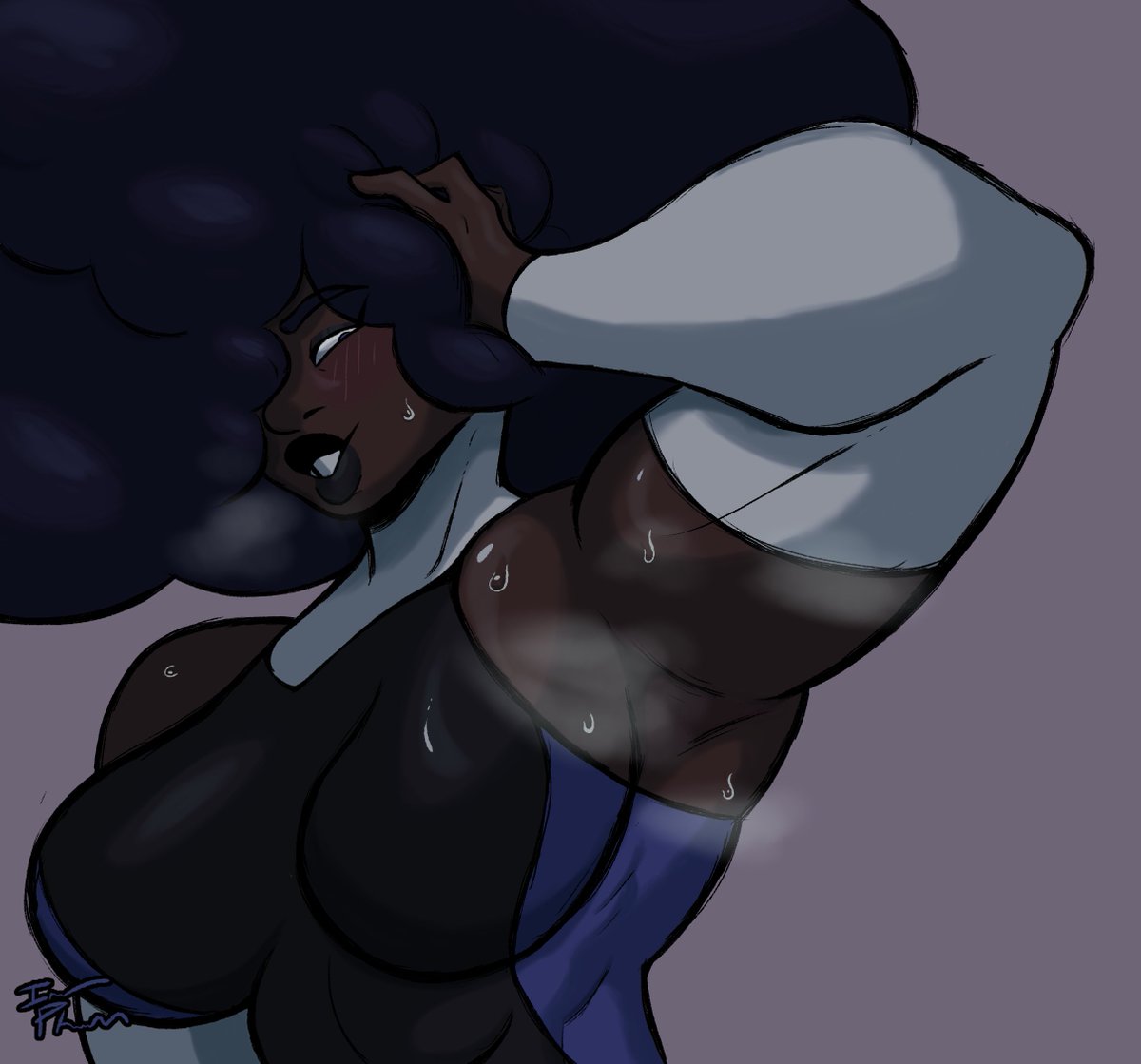 A sweaty Valentine's day gift for you freaks 😈💙