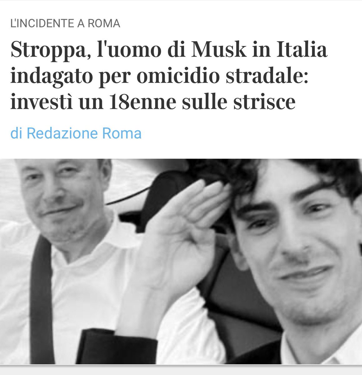 JosephaWary's tweet image. Ha portato bene questo post del 30 gennaio, ventiquattro ore prima che un giovane morisse … Troppoa fiducia nella guida autonoma ? #stroppa #indagine
