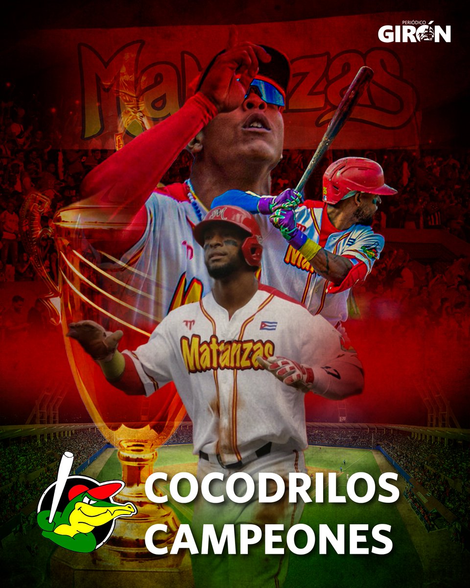Los Cocodrilos de #Matanzas  no dejaron margen a la duda. Con una victoria contundente por nocaut de 11x0 sobre Las Tunas, sellaron la barrida en la final de la #SNB64 y reafirmaron su dominio en el panorama beisbolero cubano.