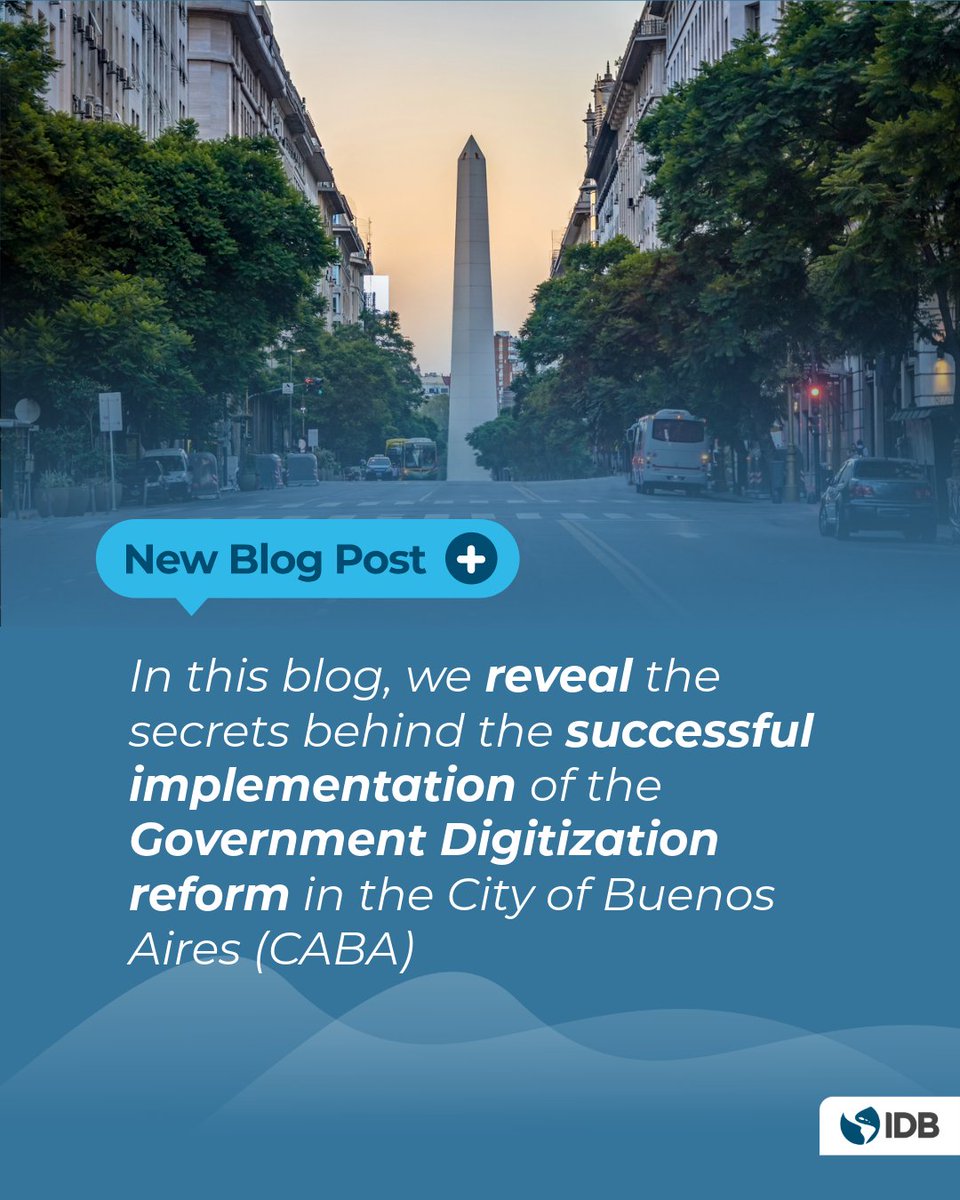 Public sector #projects rarely fail for lack of ideas.
They fail at implementation.

This new blog highlights three key decisions behind a successful project #implementation, drawing on the case of government digitization in the City of Buenos Aires (CABA), Argentina.

Concrete