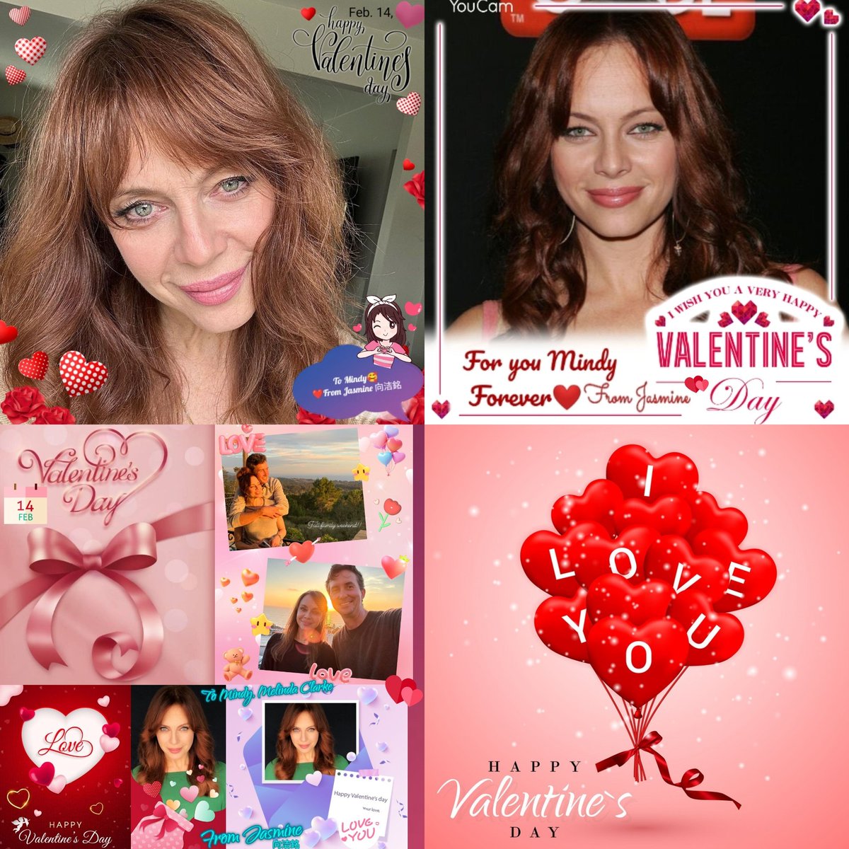 Jasmorraine2's tweet photo. 🩷🌹Roses are red, violets are blue, but my love for you is forever true.💝💌Wishing a day filled with love and joy to the one who means the world to me.❤️ Happy Valentine's Day, Mindy! I love you!❤️💕From my heart to yours, sending so much love, hugs kisses to @MsMelindaClarke https://t.co/mWfBz4CBNY