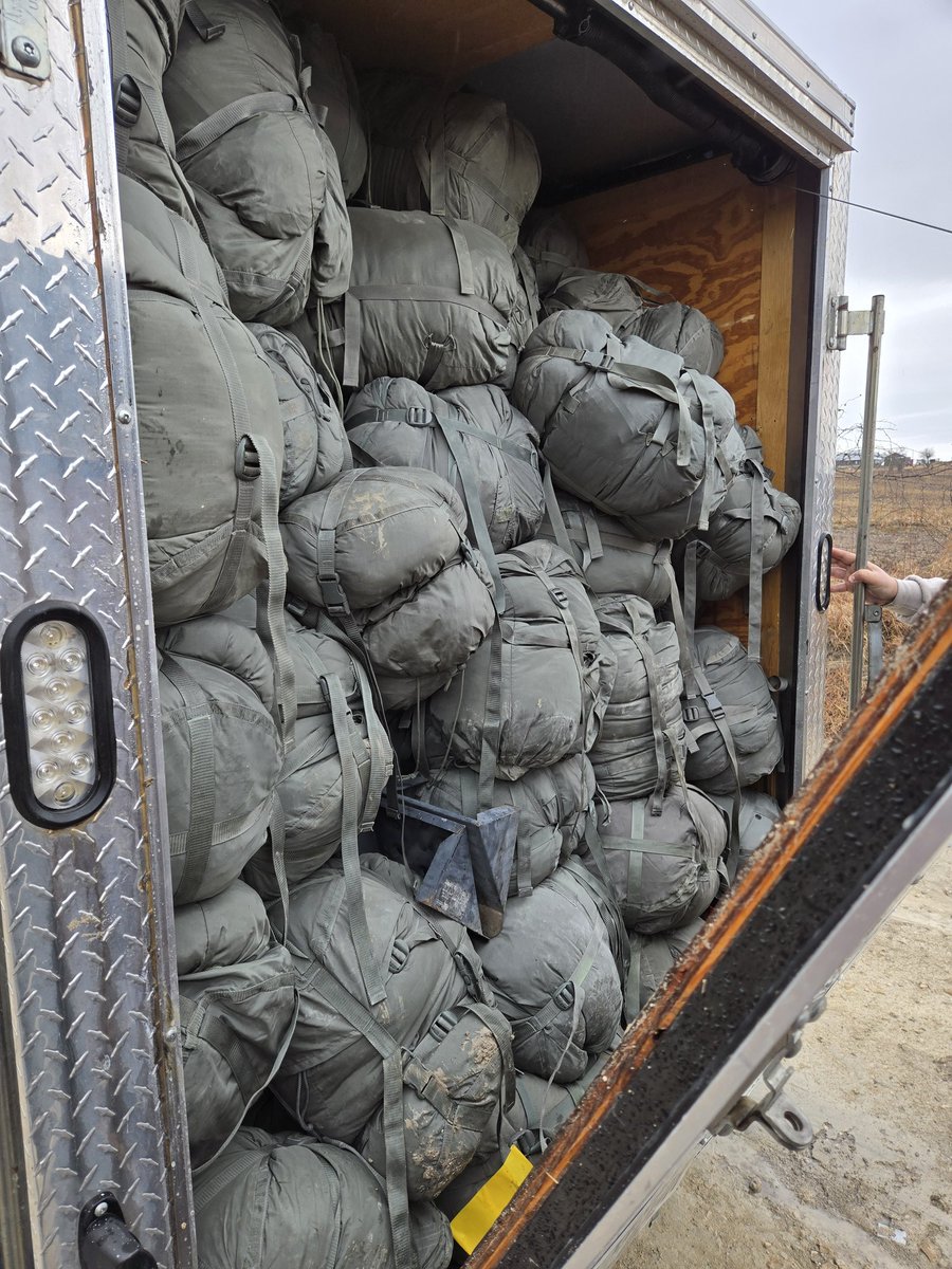 No show today, sending stuff to Ukraine