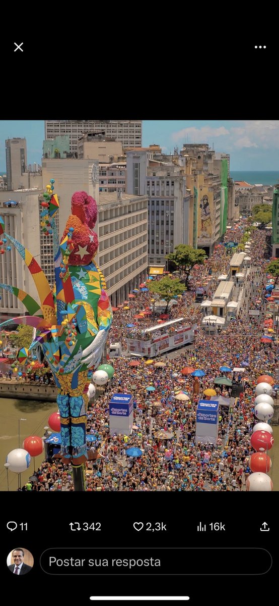 Maravilhoso! Único! Emocionante! O Galo da Madrugada em Recife!! 👏🏻👏🏻