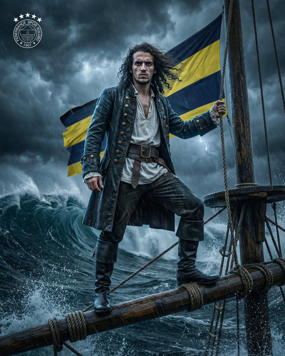 He feels like Jack Sparrow. 🌪️