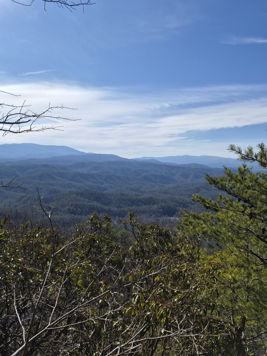 HopeEllis15's tweet photo. The Foothills Parkway is a pleasant drive.  Along the drive you can stop at the Look Rock Tower Trail.   It's a paved trail up to the tower and the view is beautiful of the Smoky Mountains on one side,  the valley on the  other side to the start of the Cumberland Mountains. https://t.co/vhDs6w8R94