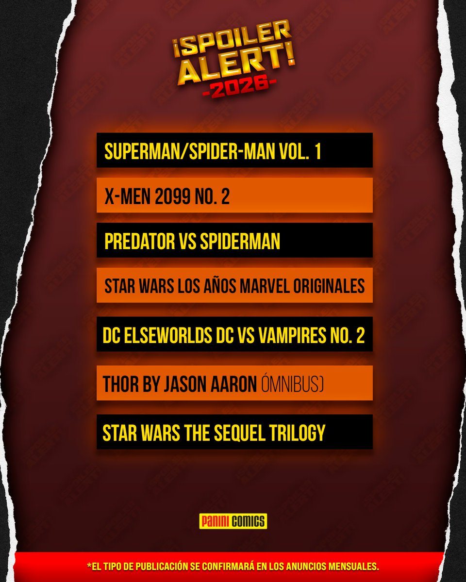 Porque los queremos, sobrinos, en este Día del Amor y la Amistad decidimos dejarles un pequeño regalo.
Un pequeño adelanto.
Unos cuantos spoilers.
Un vistazo a lo que se viene el resto del año.