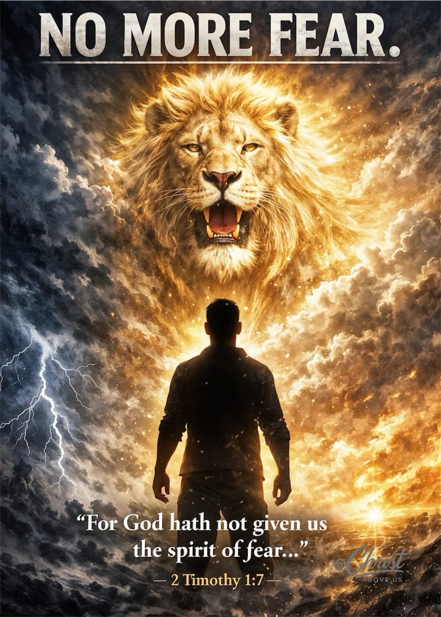 For God hath not given us the spirit of fear; but of power, and of love, and of a sound mind.

2 Timothy 1:7 KJV