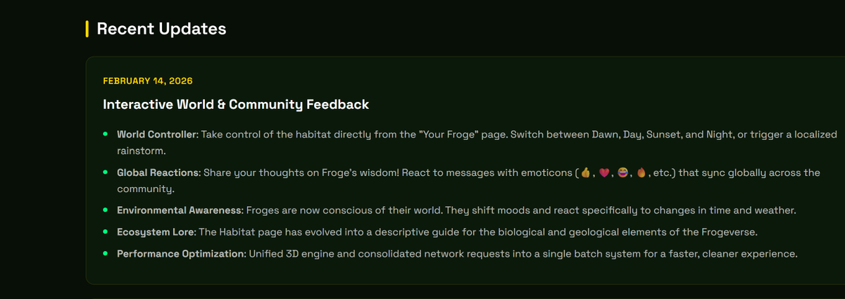 GoldFroge's tweet photo. And.... this is just one layer.

We’re actively overhauling the core Froge 3D system.

The current system is strong.
The new engine **if we execute it properly** will be revolutionary.

• More flexible
• More adaptive
• Designed for long-term evolution
• Built for full organic visual growth

We’re aiming to finalize this new engine within the next couple of weeks / by the end of the month.

A fully automated, organically evolving Froge system is the goal.

Little steps. Big jump. 🐸

Only way is up.

#GoldFroge

----

You may have noticed fewer visible updates over the last couple of weeks.

We made the decision to allocate nearly all development resources toward overhauling the core Froge 3D system. 

If successful, this will be a major step up from the stack we have today.

Not just visually — architecturally.