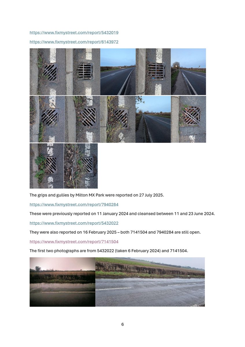 Beccysays's tweet photo. We received a notification from FixMyStreet on 11 February 2026 that the gullies by Milton MX Park have now been cleansed. https://t.co/Ml5X6lRqu1

It is 20 months since they were last cleansed in June 2024 and a year since they were reported as blocked. https://t.co/hjwkxIgHt9 https://t.co/Y09UI89PHr