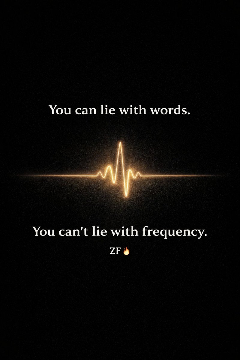 zachqfish's tweet photo. 🔥 Truth Has a Frequency

I’ve always found it interesting that humans are the only beings on this planet capable of saying one thing while meaning another. We can smile and feel pain… speak love and hold fear… say yes when our soul is screaming no. Language gave us a way to connect… but it also gave us a way to hide.

Animals don’t do that. Nature doesn’t do that. A tree never pretends to be something it isn’t. A dog doesn’t fake loyalty. The sun doesn’t pretend to shine. Everything in the natural world moves in honest frequency.

Maybe that’s where we’re heading… back to resonance instead of performance. Back to a way of being where what we feel, think, and say all align. A world where truth is felt… not forced.

When that happens… deception won’t even make sense anymore.

 ZF 🔥