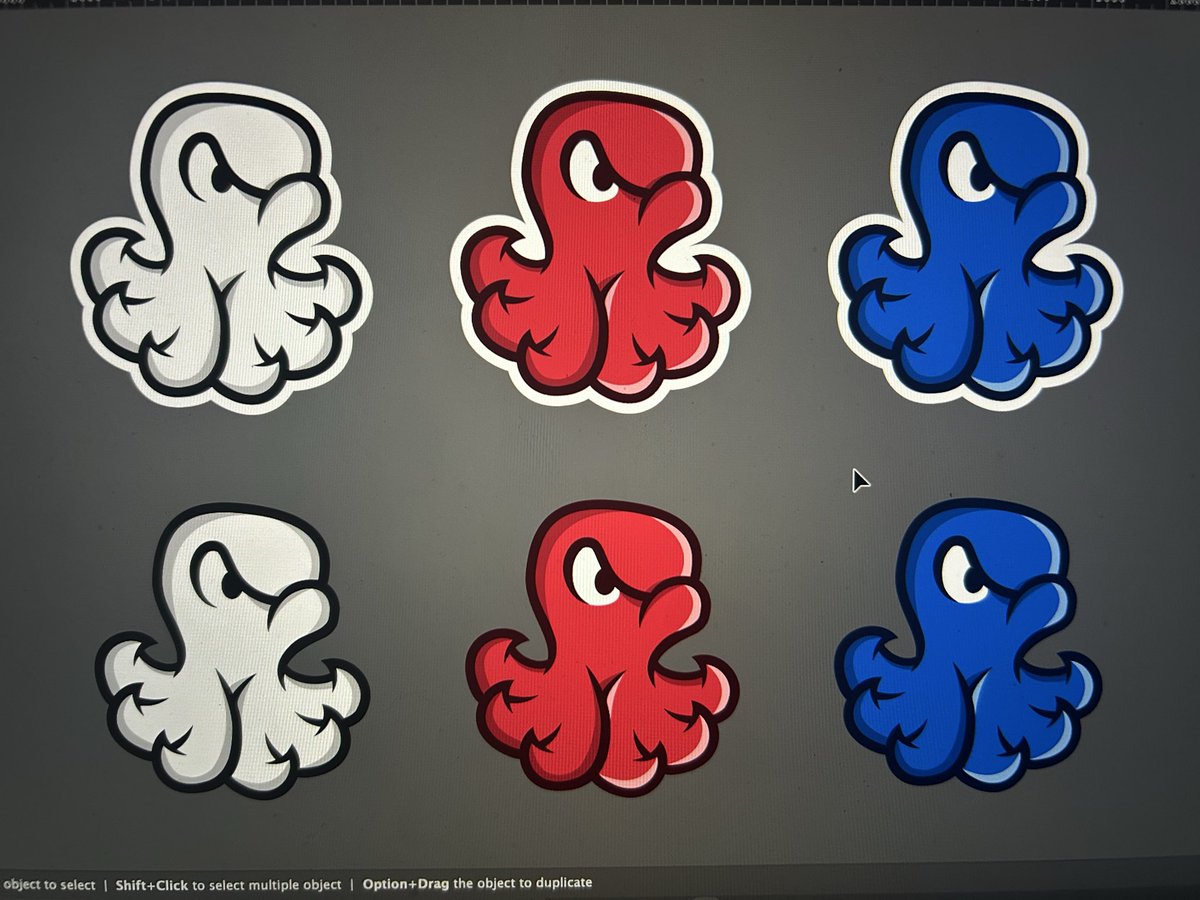 Been drawing the past few days instead of doomscrolling on my phone. Ended up making this cute octopus boxing glove guy 😅 Whatcha think?